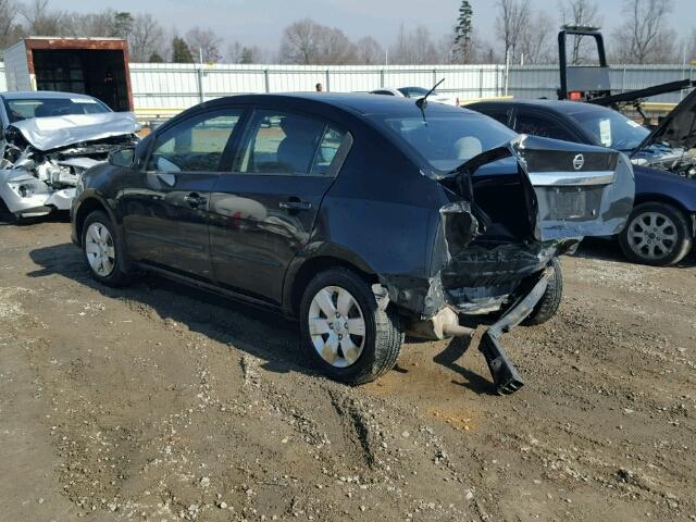 3N1AB6APXAL624764 - 2010 NISSAN SENTRA 2.0 BLACK photo 3