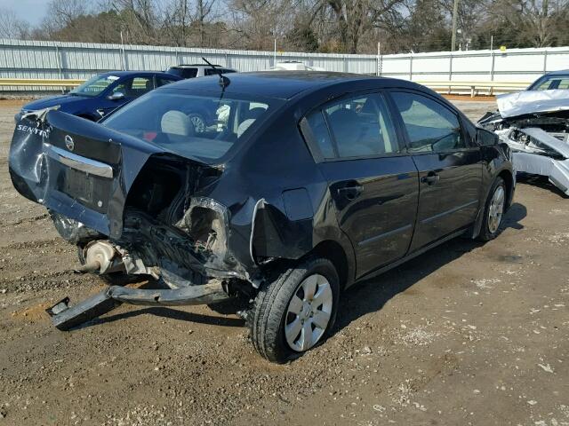 3N1AB6APXAL624764 - 2010 NISSAN SENTRA 2.0 BLACK photo 4