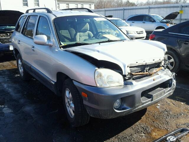 KM8SC73D35U867539 - 2005 HYUNDAI SANTA FE G SILVER photo 1