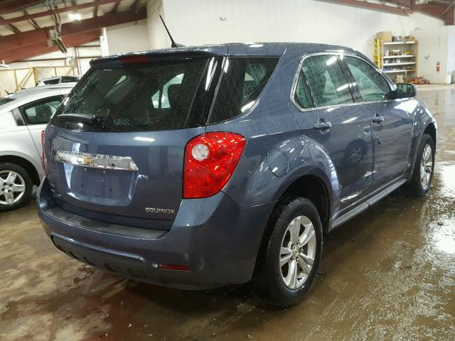 2GNFLEEK9E6203239 - 2014 CHEVROLET EQUINOX LS BLUE photo 4