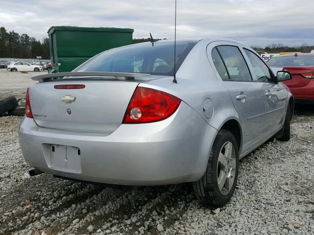 1G1AD5F53A7157578 - 2010 CHEVROLET COBALT 1LT SILVER photo 4