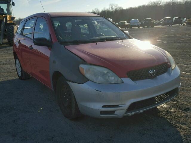 2T1KR32E54C223459 - 2004 TOYOTA MATRIX RED photo 1