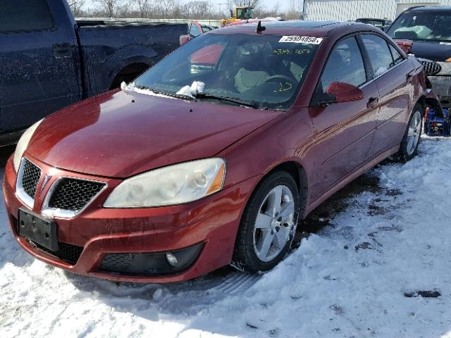 1G2ZA5EK9A4132717 - 2010 PONTIAC G6 RED photo 2