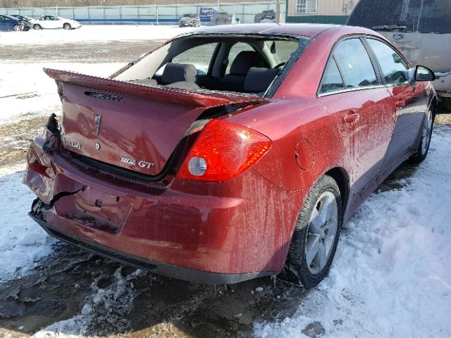 1G2ZA5EK9A4132717 - 2010 PONTIAC G6 RED photo 4