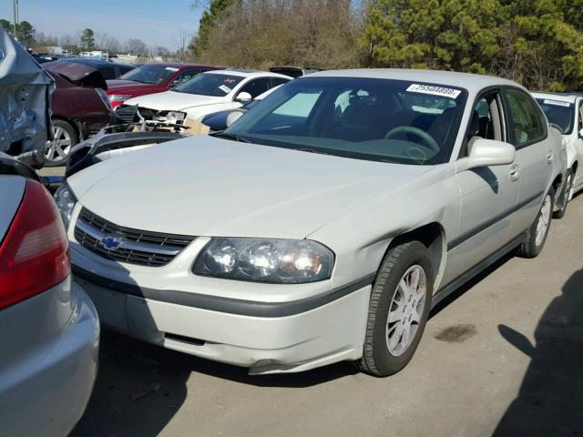 2G1WF52E939300301 - 2003 CHEVROLET IMPALA TAN photo 2