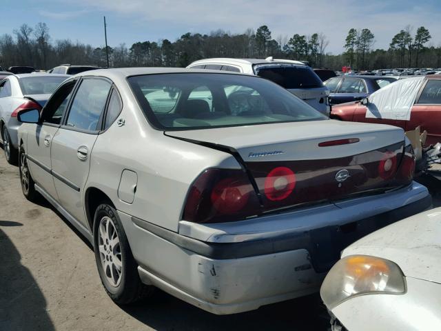 2G1WF52E939300301 - 2003 CHEVROLET IMPALA TAN photo 3