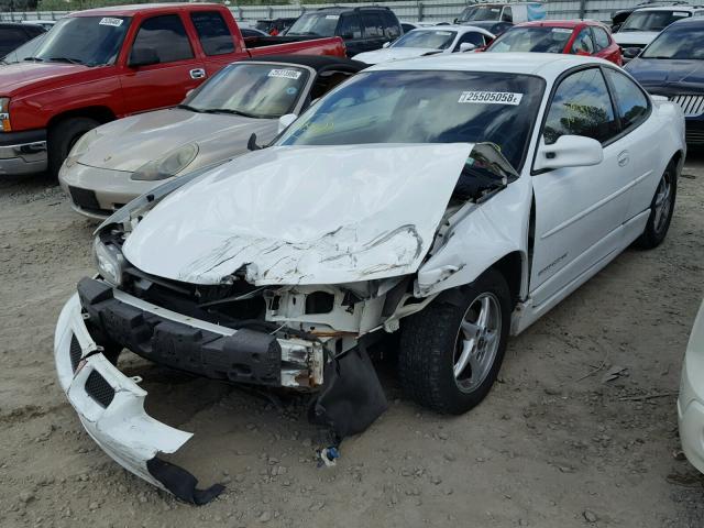 1G2WP12K1XF232547 - 1999 PONTIAC GRAND PRIX WHITE photo 2
