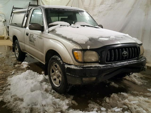 5TENL42N93Z178684 - 2003 TOYOTA TACOMA SILVER photo 1