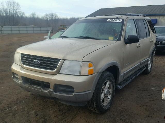 1FMDU73E12UB04168 - 2002 FORD EXPLORER X TAN photo 2