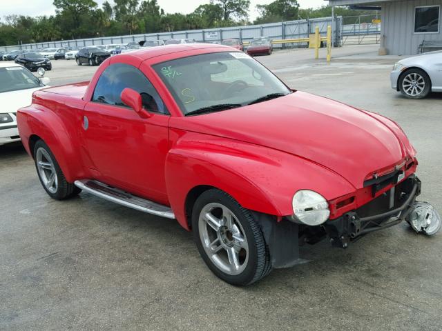 1GCES14H75B115633 - 2005 CHEVROLET SSR RED photo 1
