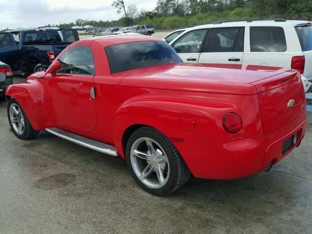 1GCES14H75B115633 - 2005 CHEVROLET SSR RED photo 6