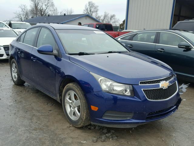 1G1PF5SC3C7113673 - 2012 CHEVROLET CRUZE LT BLUE photo 1