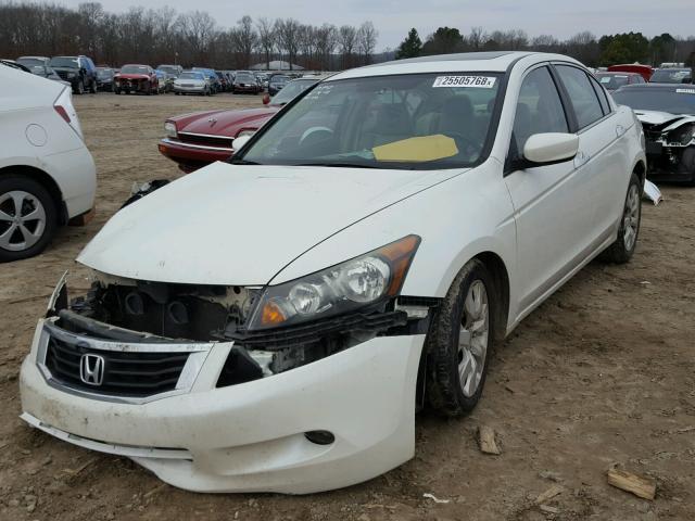 1HGCP36808A005794 - 2008 HONDA ACCORD EXL WHITE photo 2