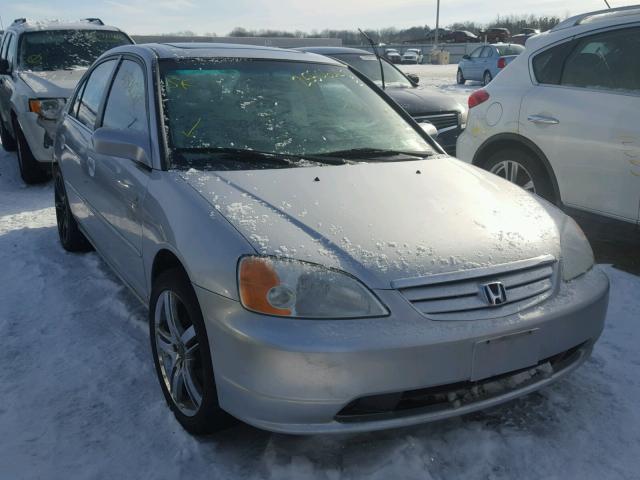 2HGES25791H511920 - 2001 HONDA CIVIC EX SILVER photo 1