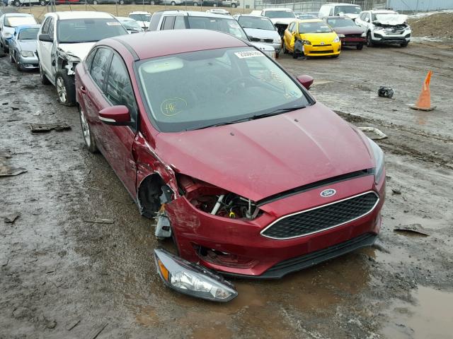 1FADP3F27FL381270 - 2015 FORD FOCUS SE RED photo 1