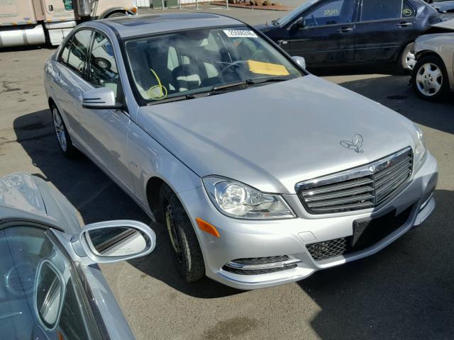 WDDGF4HB5CA625315 - 2012 MERCEDES-BENZ C 250 SILVER photo 1