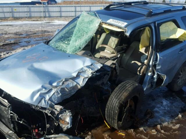 4M2CU87158KJ53692 - 2008 MERCURY MARINER PR BLUE photo 9