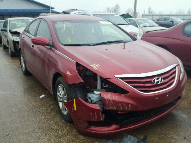 5NPEB4AC5BH305953 - 2011 HYUNDAI SONATA GLS RED photo 1