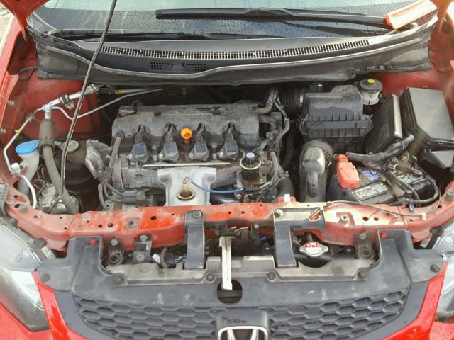 2HGFG3B81DH515716 - 2013 HONDA CIVIC EX RED photo 7