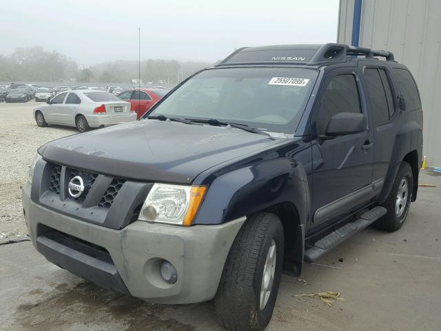 5N1AN08U76C506215 - 2006 NISSAN XTERRA OFF BLUE photo 2