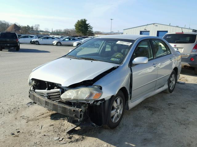 2T1BR32E37C731336 - 2007 TOYOTA COROLLA CE SILVER photo 2