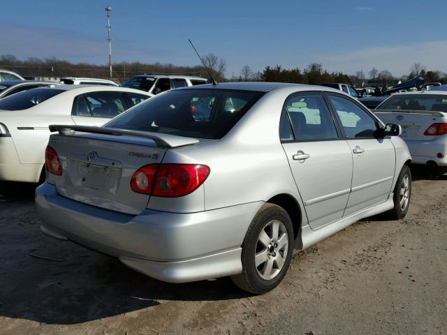 2T1BR32E37C731336 - 2007 TOYOTA COROLLA CE SILVER photo 4