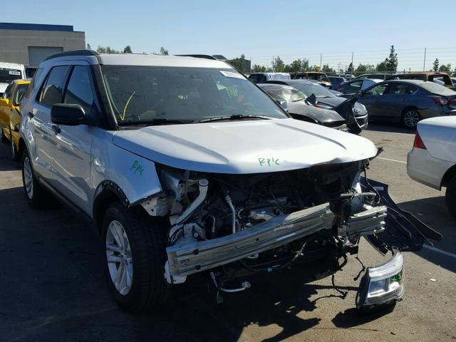 1FM5K7B88HGC47633 - 2017 FORD EXPLORER SILVER photo 1