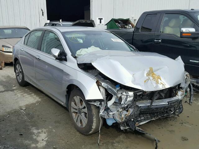 1HGCR2F30EA115460 - 2014 HONDA ACCORD LX SILVER photo 1