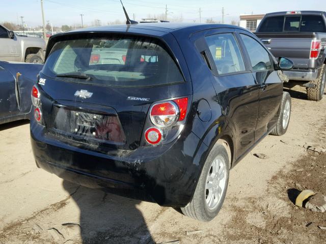 1G1JA6SH4C4114810 - 2012 CHEVROLET SONIC LS 蓝色 照片 4