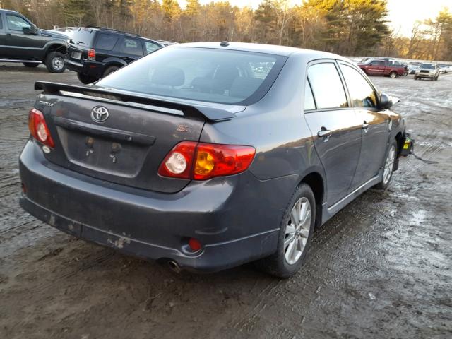 2T1BU4EE7AC444542 - 2010 TOYOTA COROLLA BA GRAY photo 4