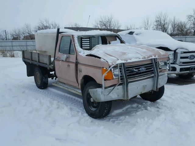 1FTEF26N9HPA67329 - 1987 FORD F250 TAN photo 1