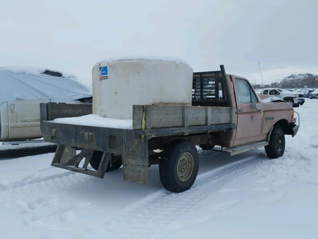 1FTEF26N9HPA67329 - 1987 FORD F250 TAN photo 4