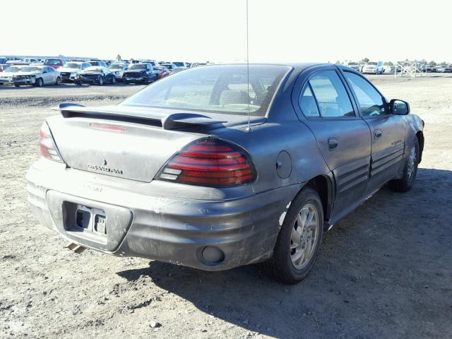 1G2NF52E41M557552 - 2001 PONTIAC GRAND AM S BLACK photo 4