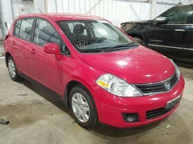 3N1BC1CP7AL463498 - 2010 NISSAN VERSA S RED photo 1