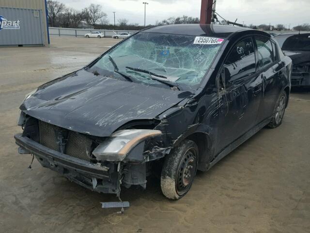 3N1AB6AP3CL736261 - 2012 NISSAN SENTRA 2.0 BLACK photo 2