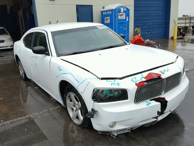 2B3KA33V59H595713 - 2009 DODGE CHARGER SX WHITE photo 1