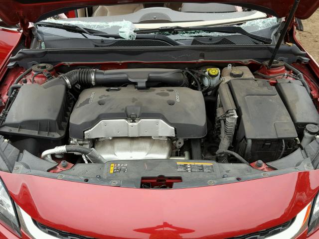1G11H5SL6EF183399 - 2014 CHEVROLET MALIBU LTZ წითელი ფოტო 7