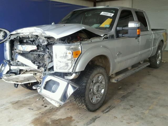 1FT7W2BT6CEC41620 - 2012 FORD F250 SUPER SILVER photo 2