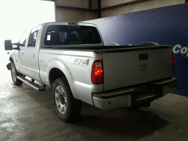 1FT7W2BT6CEC41620 - 2012 FORD F250 SUPER SILVER photo 3