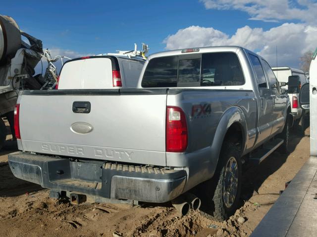 1FT7W2BT6CEC41620 - 2012 FORD F250 SUPER SILVER photo 4