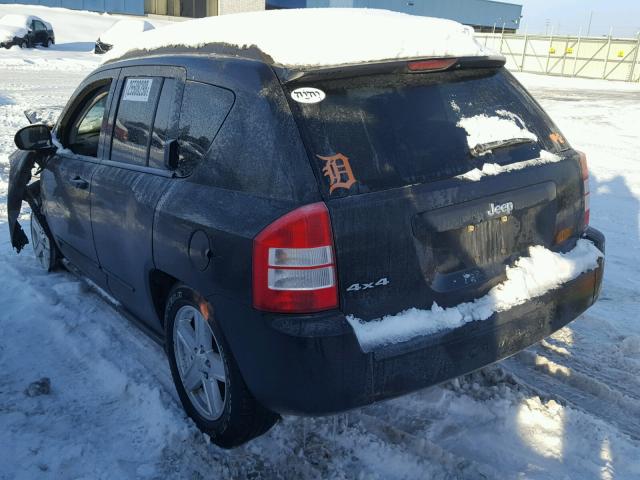 1J4FF47B69D158690 - 2009 JEEP COMPASS SP BLACK photo 3