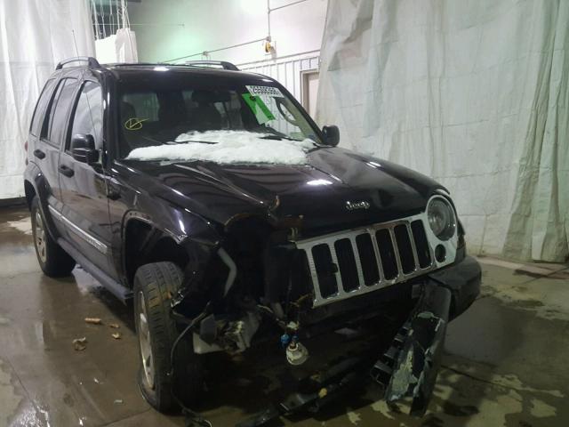 1J4GL58K76W164449 - 2006 JEEP LIBERTY LI BLACK photo 1