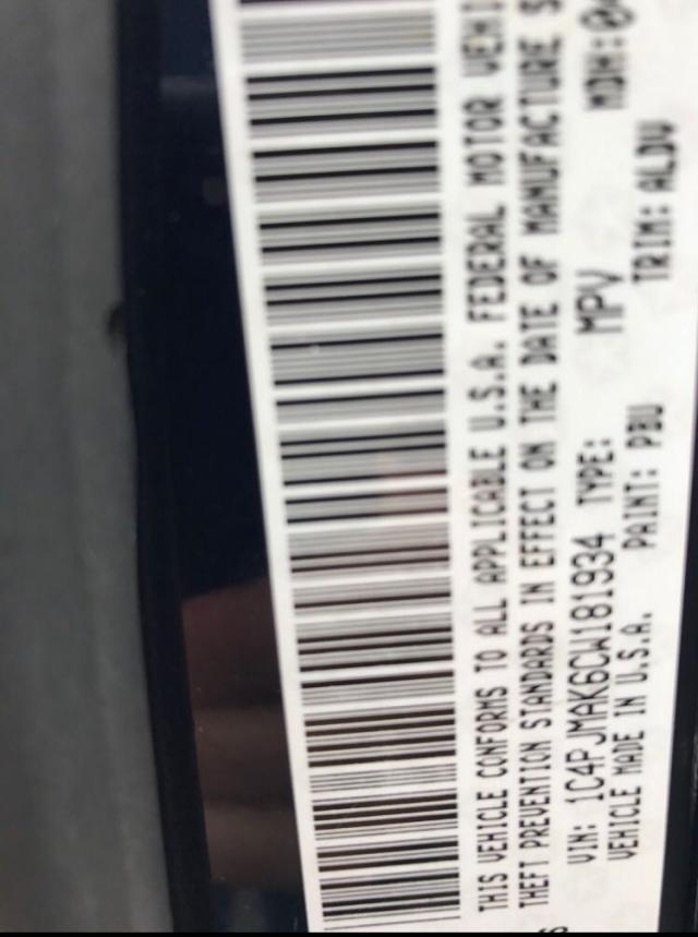 1C4PJMAK6CW181934 - 2012 JEEP LIBERTY SP BLUE photo 9