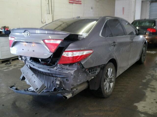 4T1BF1FK0GU257017 - 2016 TOYOTA CAMRY LE GRAY photo 4