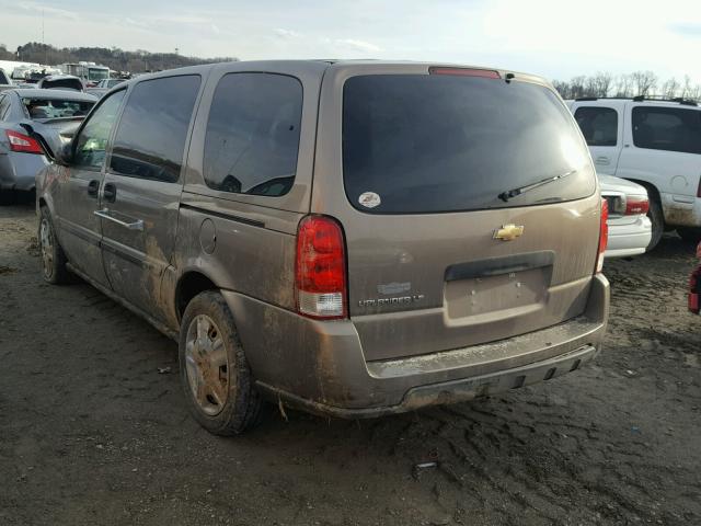 1GNDV23L86D179546 - 2006 CHEVROLET UPLANDER L 棕色 照片 3