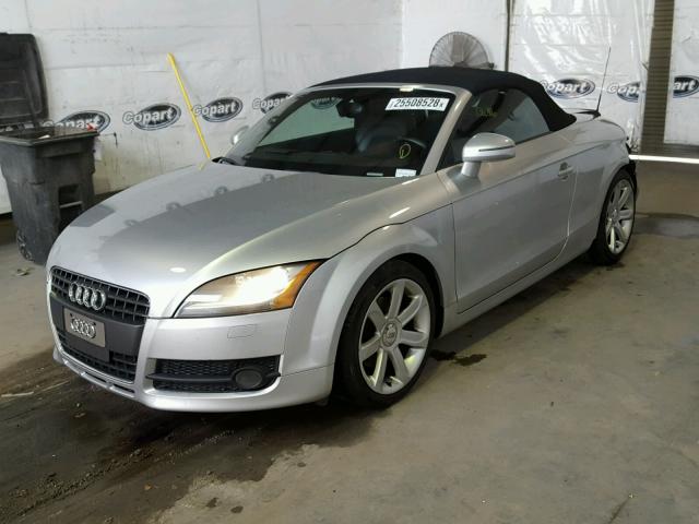 TRUMF38J281001399 - 2008 AUDI TT 2.0T SILVER photo 2