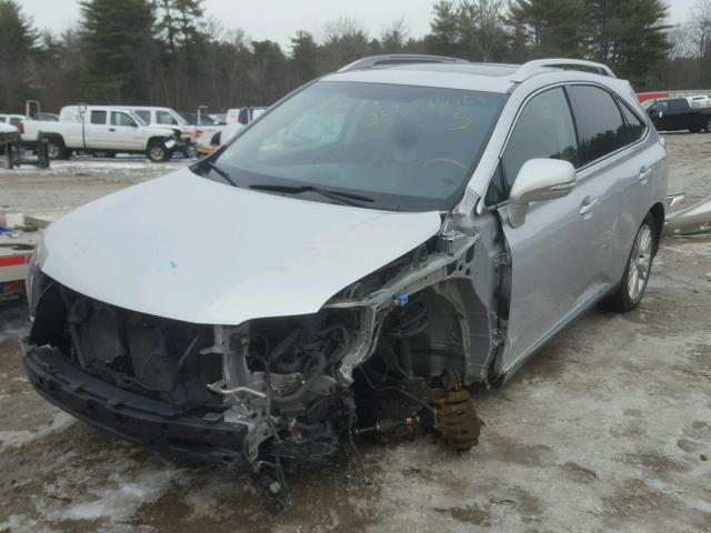 JTJBC1BA8B2422548 - 2011 LEXUS RX 450 SILVER photo 2