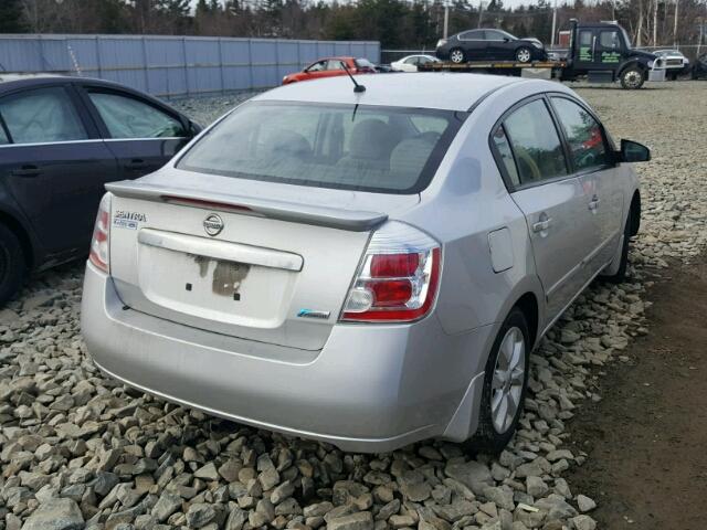 3N1AB6AP9CL732120 - 2012 NISSAN SENTRA 2.0 SILVER photo 4