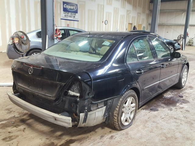 WDBUF65J33A193066 - 2003 MERCEDES-BENZ E 320 BLACK photo 4