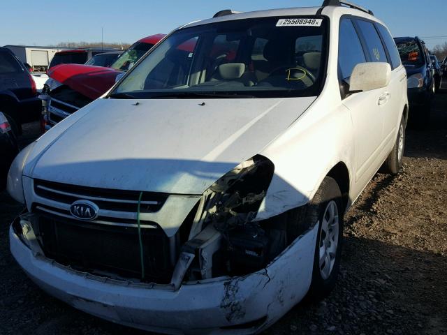 KNDMB233866068663 - 2006 KIA SEDONA EX WHITE photo 2